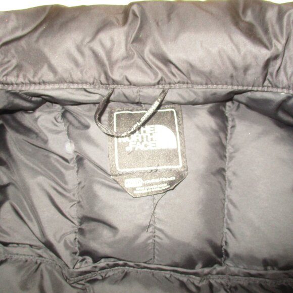 The North Face 600 Goose Down Jacket Womens Black Long Puffer Coat No Hood Sz XS - Picture 5 of 6